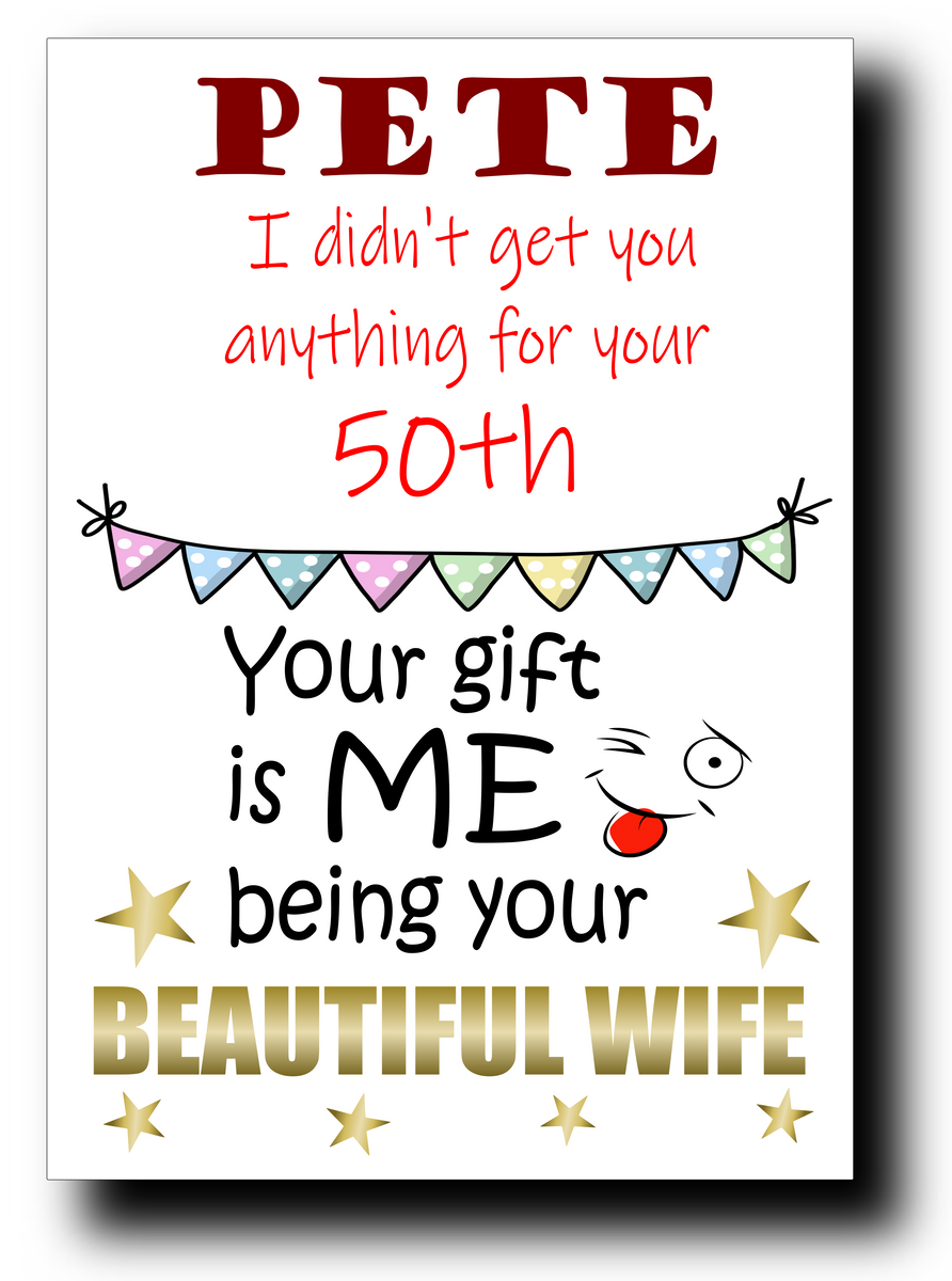 50th BIRTHDAY CARD FUNNY BeeSpoke Cards And Gifts 50th-birthday-card-funny-beespoke-cards-and-gifts