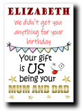 FUNNY BIRTHDAY CARD FOR ANY AGE