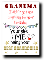FUNNY BIRTHDAY CARD FOR ANY AGE