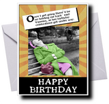 FUNNY PERSONALISED BIRTHDAY CARD FOR WOMEN
