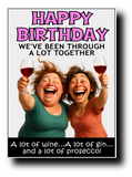 WE'VE DONE A LOT TOGETHER, FUNNY BIRTHDAY CARD