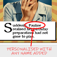 RUDE AND FUNNY PERSONALISED BIRTHDAY CARD