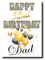 ANY AGE BIRTHDAY CARD DIAMOND STYLE