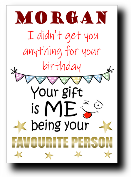 FUNNY BIRTHDAY CARD FOR ANY AGE